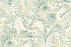 580914 cikkszámú tapéta,  Rasch Country Charme tapéta katalógusából Természeti mintás,textil hatású,bézs-drapp,zöld,illesztés mentes,lemosható,vlies tapéta