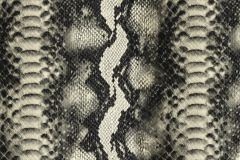 16-LIQUORICE cikkszámú tapéta,  Rasch Covers: Leatheritz tapéta katalógusából állatok,bőr hatású,fehér,fekete,vajszín,gyengén mosható,papír tapéta