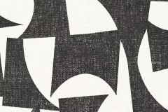 366747 cikkszámú tapéta,  Rasch Cozy Living tapéta katalógusából Absztrakt,geometriai mintás,textil hatású,fehér,fekete,vlies poszter, fotótapéta