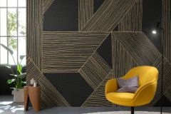 366815 cikkszámú tapéta,  Rasch Cozy Living tapéta katalógusából Geometriai mintás,barna,fekete,vlies poszter, fotótapéta