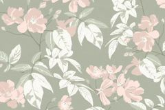 366839 cikkszámú tapéta,  Rasch Cozy Living tapéta katalógusából Természeti mintás,virágmintás,pink-rózsaszín,szürke,vlies poszter, fotótapéta