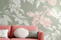 366839 cikkszámú tapéta,  Rasch Cozy Living tapéta katalógusából Természeti mintás,virágmintás,pink-rózsaszín,szürke,vlies poszter, fotótapéta