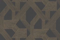 600445 cikkszámú tapéta,  Rasch Cozy Living tapéta katalógusából Geometriai mintás,barna,fekete,lemosható,vlies tapéta