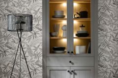 600575 cikkszámú tapéta,  Rasch Cozy Living tapéta katalógusából Rajzolt,természeti mintás,fekete,szürke,lemosható,vlies tapéta