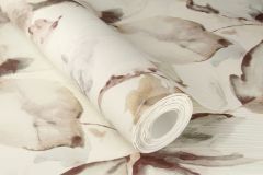481235 cikkszámú tapéta,  Rasch Florentine 4 tapéta katalógusából Rajzolt,textil hatású,virágmintás,bézs-drapp,fehér,lila,szürke,lemosható,vlies tapéta
