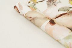 481259 cikkszámú tapéta,  Rasch Florentine 4 tapéta katalógusából Rajzolt,textil hatású,virágmintás,fehér,pink-rózsaszín,zöld,lemosható,vlies tapéta