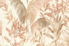 481921 cikkszámú tapéta,  Rasch Florentine 4 tapéta katalógusából Természeti mintás,textil hatású,barna,bézs-drapp,pink-rózsaszín,lemosható,vlies tapéta