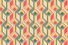 746549 cikkszámú tapéta,  Rasch Indian Style tapéta katalógusából 3d hatású,geometriai mintás,textil hatású,bézs-drapp,piros-bordó,sárga,türkiz,zöld,lemosható,vlies tapéta