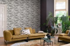555974 cikkszámú tapéta,  Rasch Lirico tapéta katalógusából Egyszínű,textil hatású,barna,szürke,illesztés mentes,lemosható,vlies tapéta