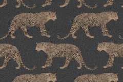 215311 cikkszámú tapéta,  Rasch Sansa tapéta katalógusából állatok,arany,fekete,gyengén mosható,papír tapéta