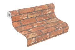 278217 cikkszámú tapéta,  Rasch Selection Paper tapéta katalógusából Kőhatású-kőmintás,narancs-terrakotta,papír tapéta