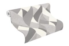 278835 cikkszámú tapéta,  Rasch Selection Paper tapéta katalógusából Absztrakt,geometriai mintás,fehér,szürke,papír tapéta