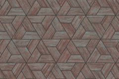 297873 cikkszámú tapéta,  Rasch Sensai tapéta katalógusából Geometriai mintás,piros-bordó,gyengén mosható,vlies tapéta