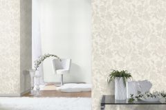 711448 cikkszámú tapéta,  Rasch Sophia tapéta katalógusából Virágmintás,bézs-drapp,fehér,lemosható,vlies tapéta