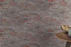 625530 cikkszámú tapéta,  Rasch Tapetenwechsel tapéta katalógusából Kőhatású-kőmintás,különleges felületű,narancs-terrakotta,szürke,lemosható,vlies tapéta