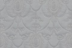 532128 cikkszámú tapéta,  Rasch Trianon XIII tapéta katalógusából Barokk-klasszikus,dekor,különleges felületű,textil hatású,textilmintás,ezüst,gyöngyház,szürke,lemosható,vlies tapéta