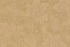 570472 cikkszámú tapéta,  Rasch Trianon XIII tapéta katalógusából Barokk-klasszikus,természeti mintás,textil hatású,textilmintás,virágmintás,arany,barna,gyöngyház,lemosható,vlies tapéta