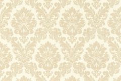 570526 cikkszámú tapéta,  Rasch Trianon XIII tapéta katalógusából Barokk-klasszikus,természeti mintás,textil hatású,textilmintás,virágmintás,barna,bézs-drapp,vajszín,lemosható,vlies tapéta