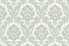 570533 cikkszámú tapéta,  Rasch Trianon XIII tapéta katalógusából Barokk-klasszikus,természeti mintás,textil hatású,textilmintás,virágmintás,kék,szürke,vajszín,lemosható,vlies tapéta