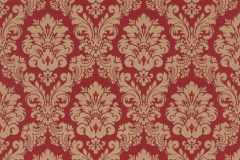 570540 cikkszámú tapéta,  Rasch Trianon XIII tapéta katalógusából Barokk-klasszikus,természeti mintás,textil hatású,textilmintás,virágmintás,arany,bézs-drapp,piros-bordó,lemosható,vlies tapéta