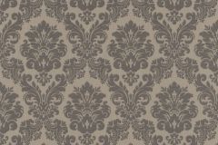 570557 cikkszámú tapéta,  Rasch Trianon XIII tapéta katalógusából Barokk-klasszikus,természeti mintás,textil hatású,textilmintás,virágmintás,ezüst,szürke,lemosható,vlies tapéta