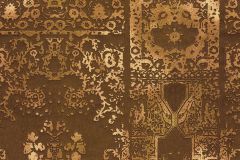 88942 cikkszámú tapéta,  Zeno Ancient Egypt tapéta katalógusából Dekor,különleges felületű,különleges motívumos,textil hatású,arany,barna,súrolható,papír tapéta