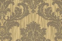 17719 cikkszámú tapéta,  Zeno Maison Luxe tapéta katalógusából Barokk-klasszikus,dekor,textil hatású,barna,bézs-drapp,súrolható,vlies tapéta